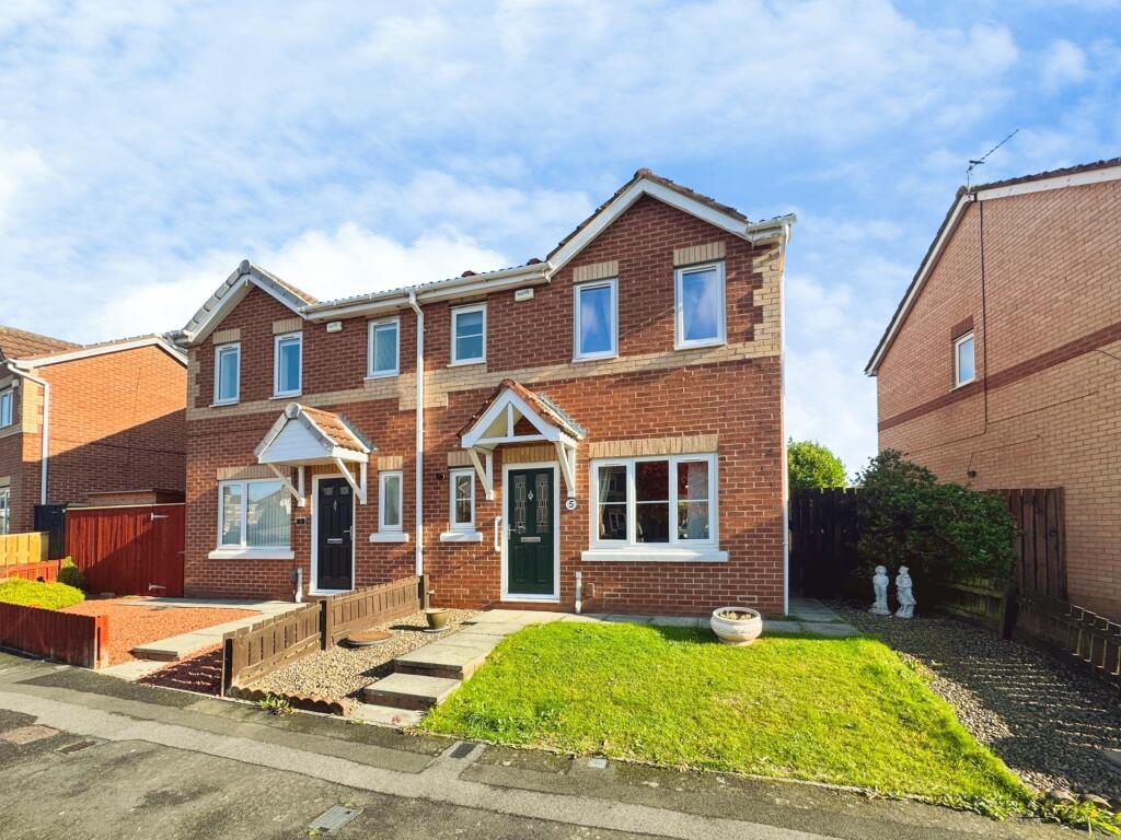 3-bed semi-detached on Angus Crescent, North Shields, NE29 6UF, £165,000