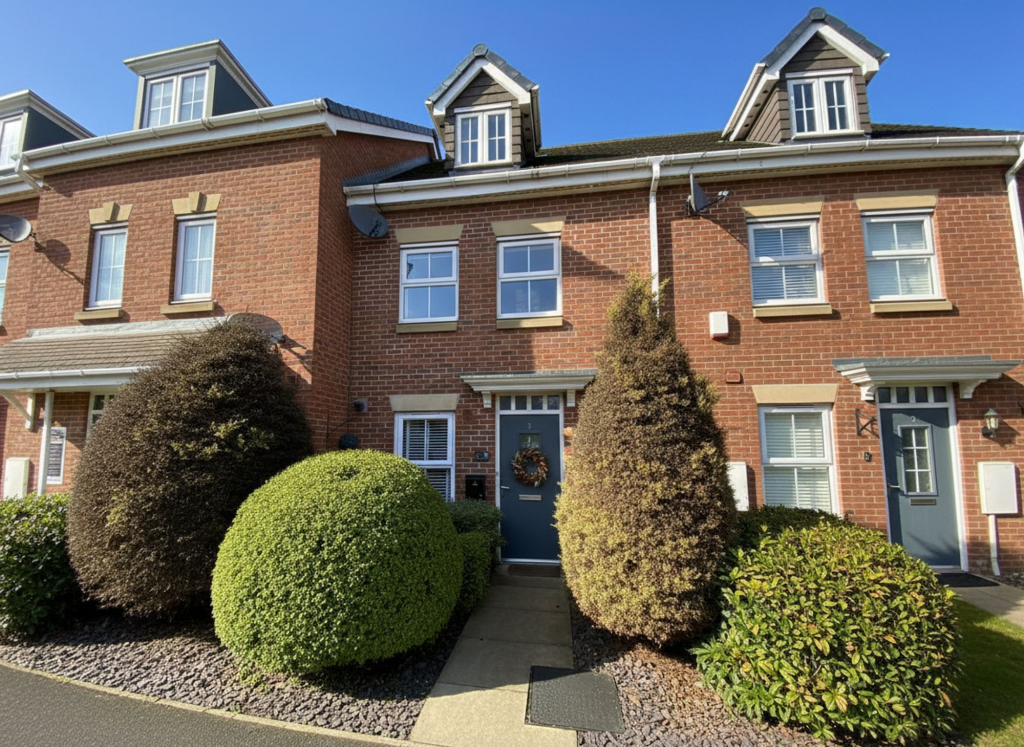 3-bed terraced on Coles Way, Grantham, NG31, £220,000