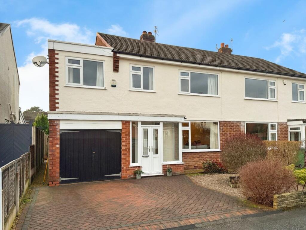 5-bed semi-detached on Cherry Walk, Cheadle Hulme, SK8, £475,000