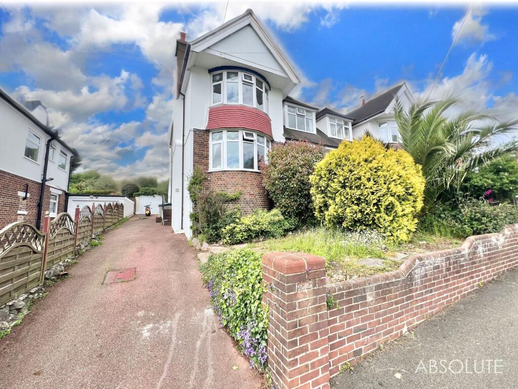 4-bed semi-detached on Shiphay Park Road, Torquay, TQ2, £460,000