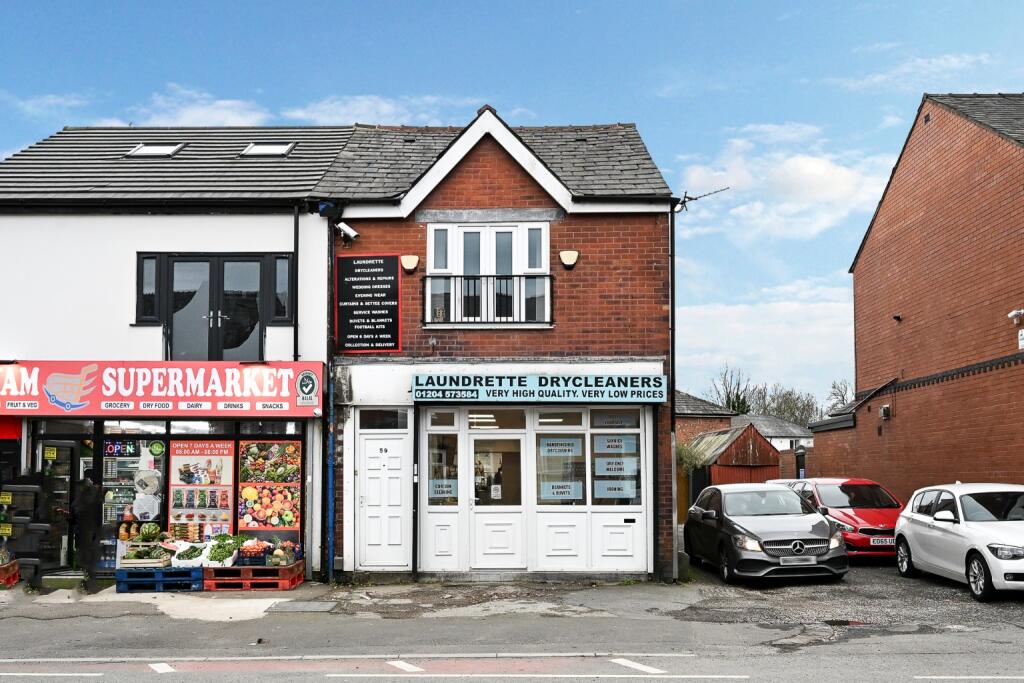 Main image of property: Launderette & Dry Cleaners, 59 Plodder Lane, Farnworth, Bolton, Lancashire, BL4 0BX