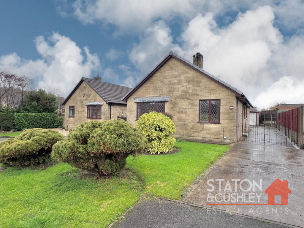 3-bed bungalow on The Green, Huthwaite, NG17, £268,000