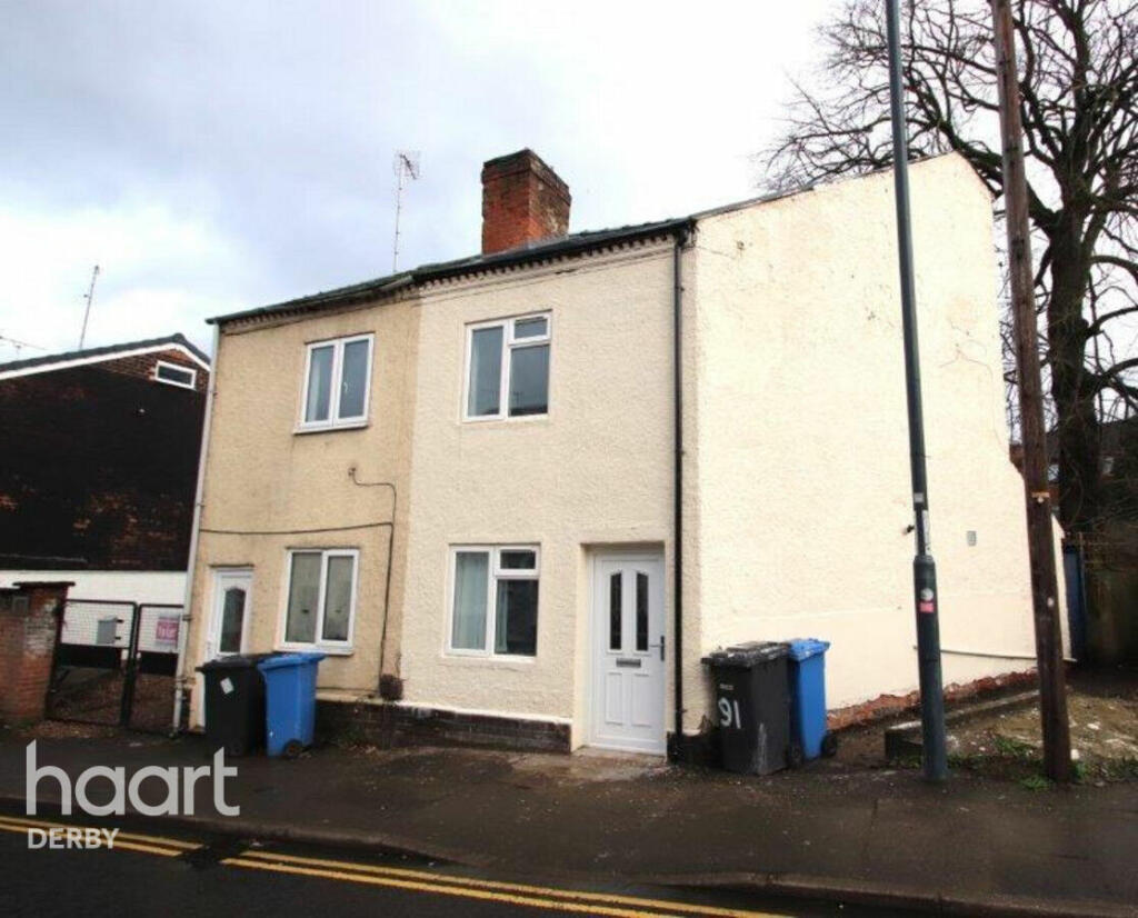 2-bed semi-detached on Uttoxeter Old Road, Derby, £110,000