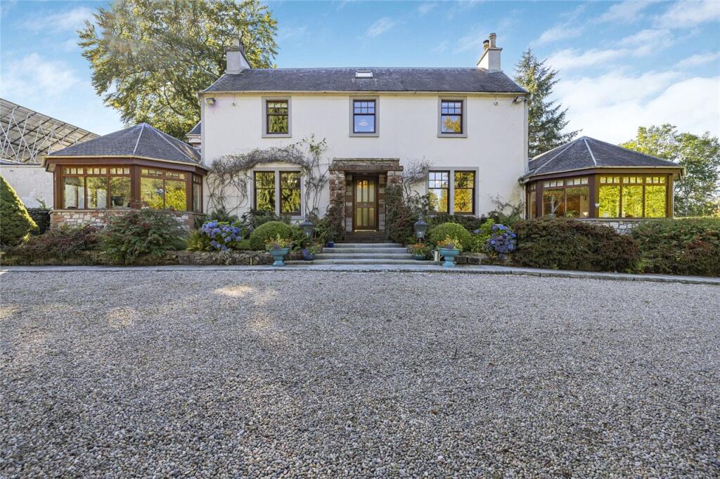 5-bed detached on Clyde House and Gate House, Riverside Road, Kirkfieldbank, Lanark, South Lanarkshire, ML11, £925,000