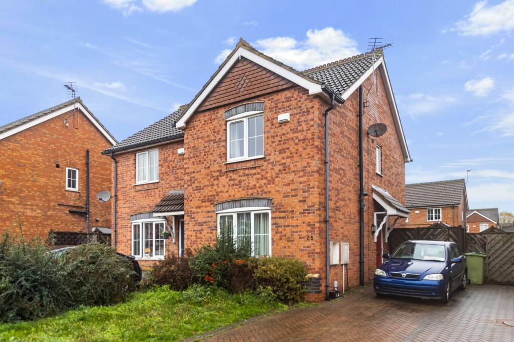 2-bed semi-detached on Coverdale Road, Scunthorpe, North Lincolnshire, DN16, £137,500