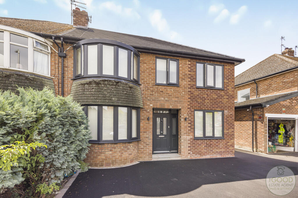 4-bed semi-detached on Windermere Road, Wilmslow, SK9, £525,000