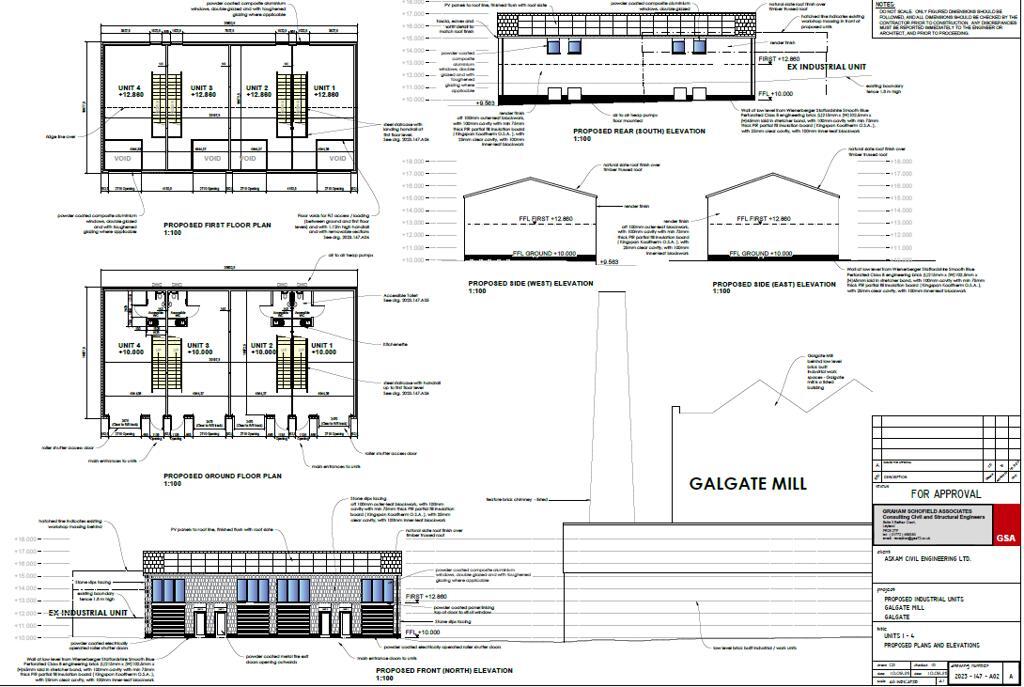 Main image of property: New Industrial Units, Galgate Mill, Chapel Lane, Galgate, Lancaster, LA2 0PR
