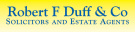 Robert F Duff & Co, Largs Logo