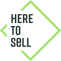HERE TO SELL, Covering London Logo