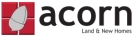 Acorn New Homes, Land & New Homes Logo