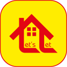 Lets Let, Hamilton Estate Agent Logo