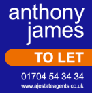 Anthony James Estate Agents, Southport Logo