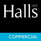 Halls Estate Agents, Commercial Logo