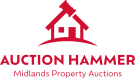AUCTION HAMMER MIDLANDS, covering Midlands Logo