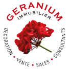 Geranium Immobilier, St Jean d'Aulps Logo