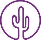 Purple Cactus Properties, Worcester Logo
