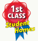 1st Class Student Homes, Redditch Logo