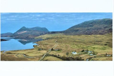 Inchnadamph Lodge aerial view