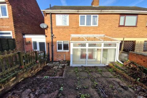 Rear of property