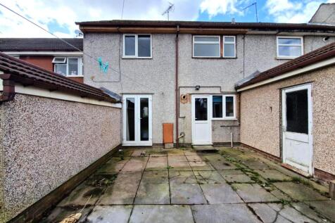 Rear of property