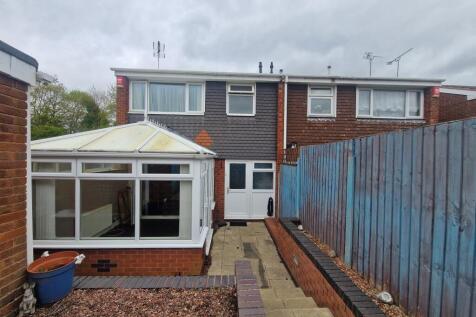 Rear of property