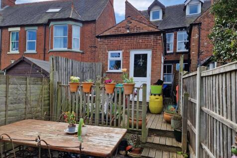 Rear of property
