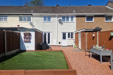 Rear of property