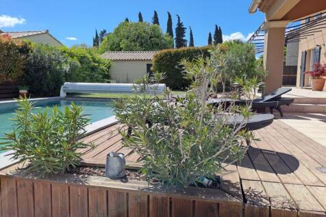 Terrace and pool