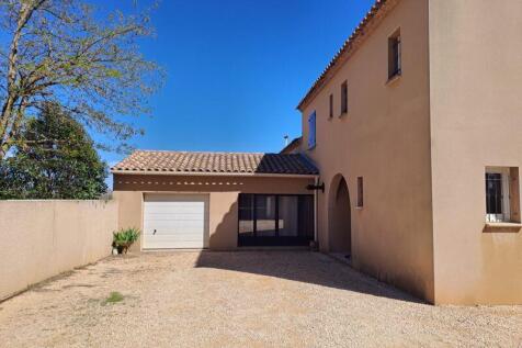 Entrance and garage