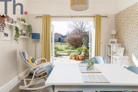 Dining Room with extensive garden views