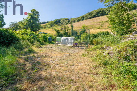 Rear Garden with downland views
