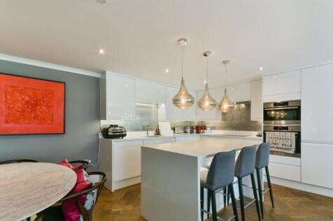 kitchen island area