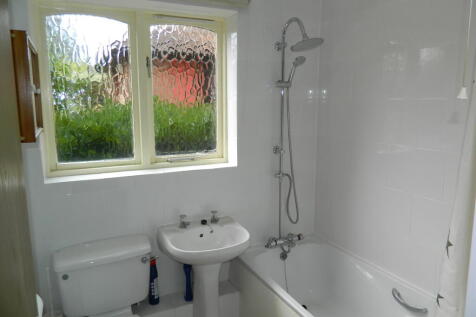 bathroom with power shower