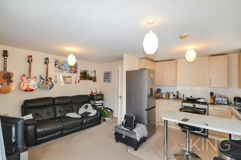 Open plan living and kitchen area