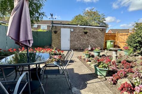 rear garden &amp; garage