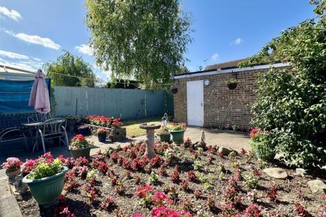 rear garden &amp; garage