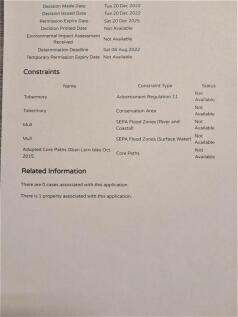PLANNING INFORMATION