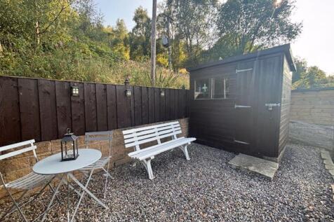 Shed at the top of the garden