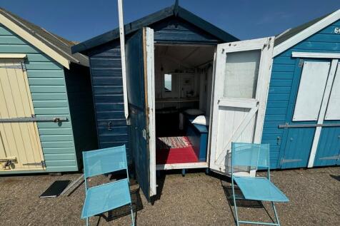 Front of hut