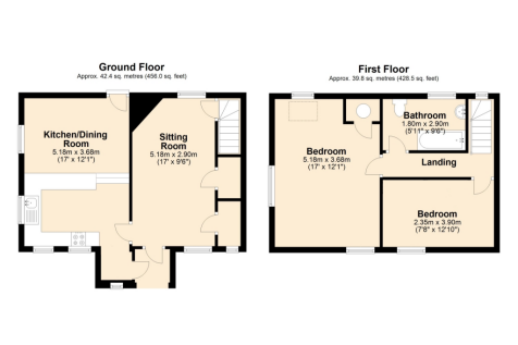 44 Milton - Floorplan (2023 - wardrobes removed)