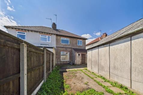 Rear of property