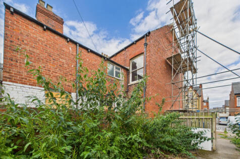 Rear of property