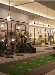 Gym, planned completion by the end of 2025