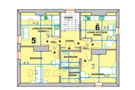 Second floor plan wi