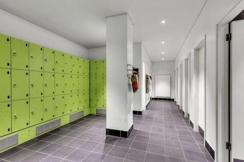 Showers and lockers