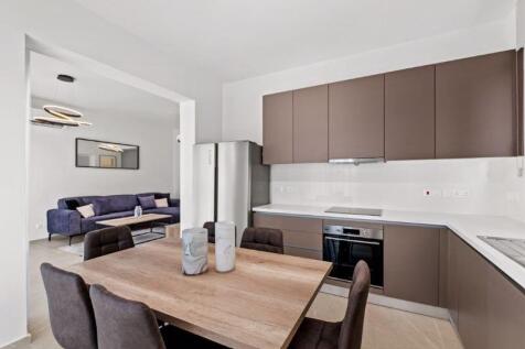 Kitchen leading to