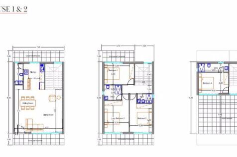 Houses 1 &amp; 2 Floor
