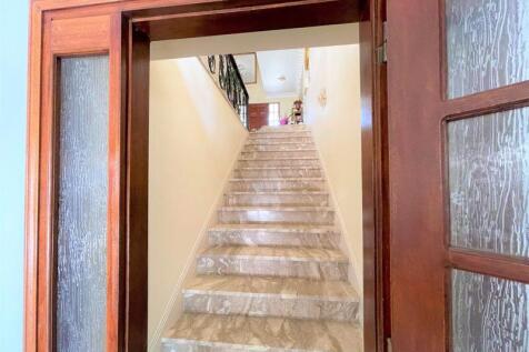 Stairs to garage