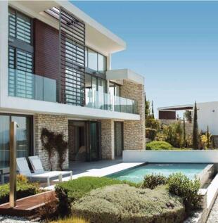 Villa and Pool Area