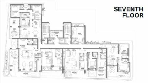 Seventh floor plan